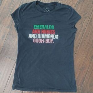 Cache t-shirt, lots of bling!